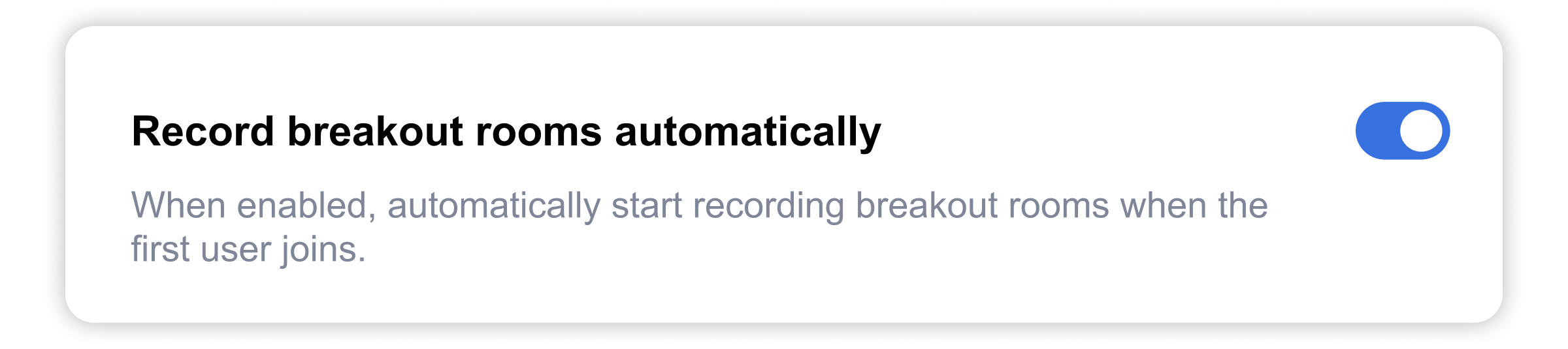 Digital Samba 616 - Record Breakout Rooms