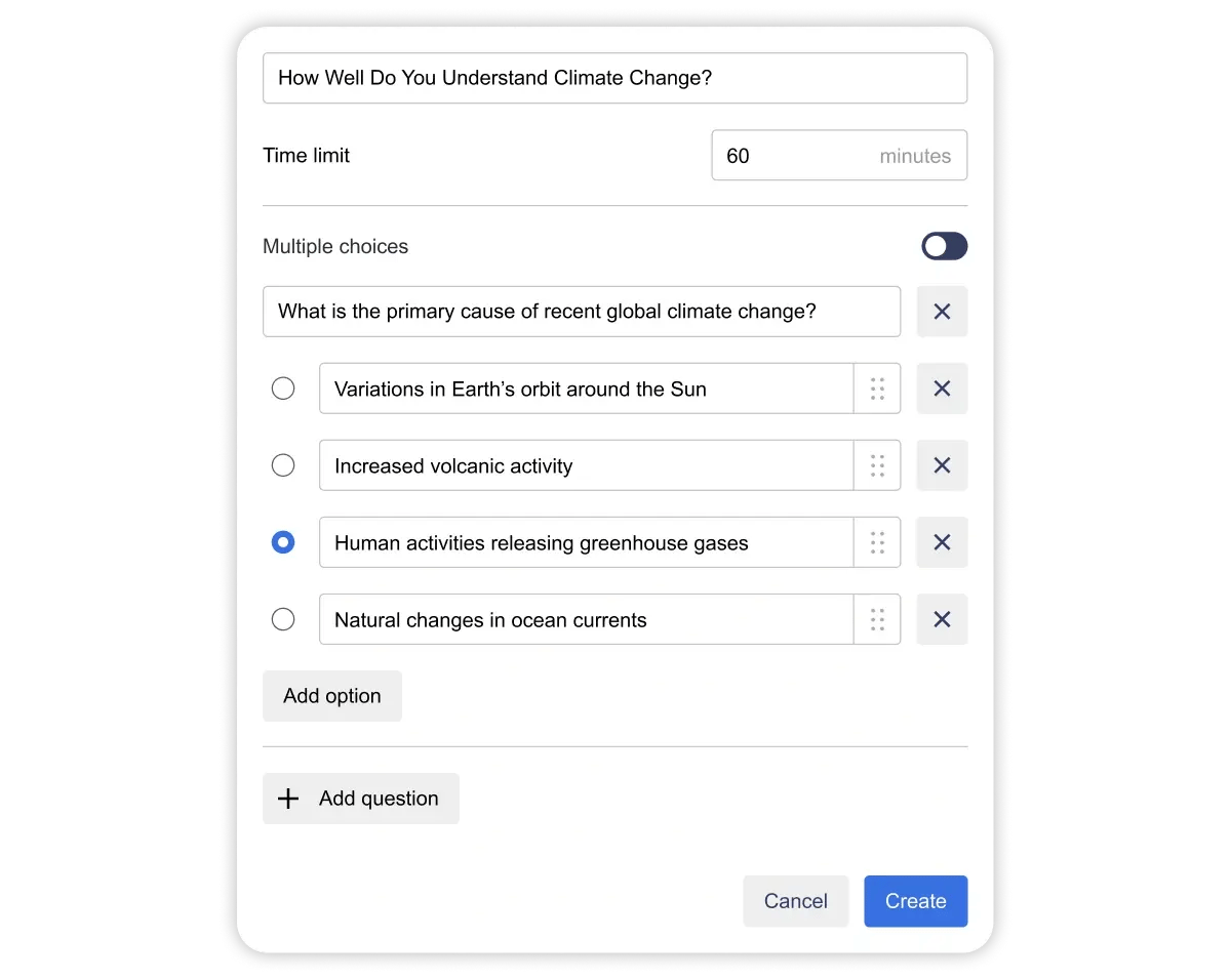Digital Samba 630 - Dashboard Quizzes