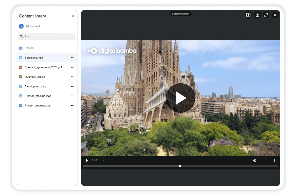 Digital Samba 636 - MP4 Video Player