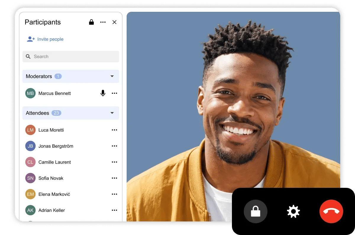 Digital Samba 645 - Global Lock. The people in this image are AI-generated.