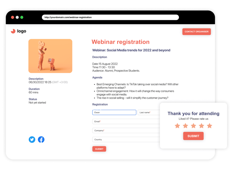 Video conferencing - Digital Samba - Webinar Software and Event Platform with Landing pages and Thank you pages-1