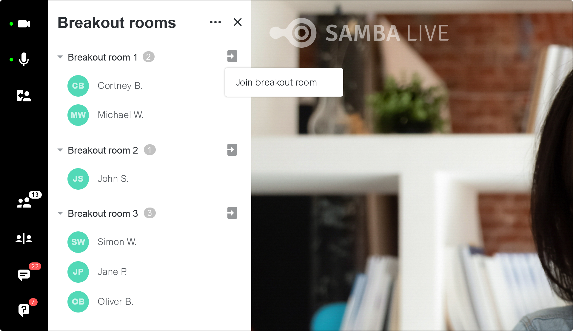 Useful Video Conferencing Features Tools Samba Live