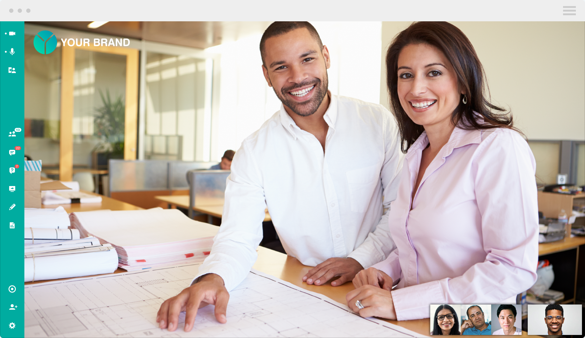 Rebrand your webinars and meetings